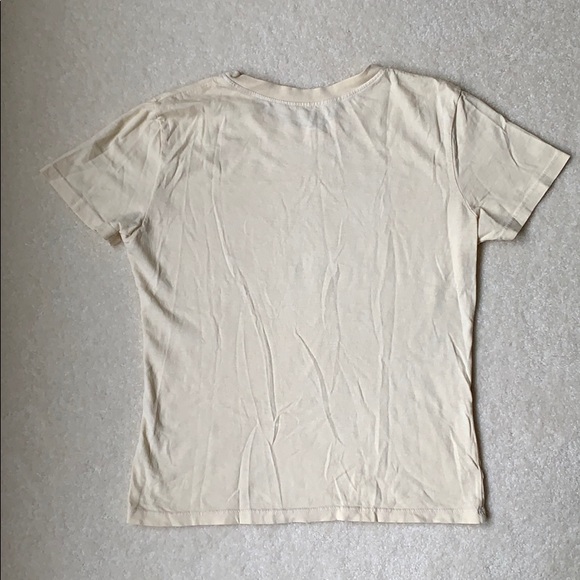 Brandy Melville Pale Yellow T-Shirt - Picture 2 of 3